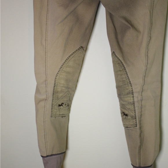 Equine Couture Ladies Blakely Knee Patch Breeches Tan Size 24 - Picture 8 of 8